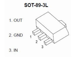 SOT89-3 78L05 5v ভোল্টেজ রেগুলেটর প্লাস্টিকের ইনক্যাপসুলেট