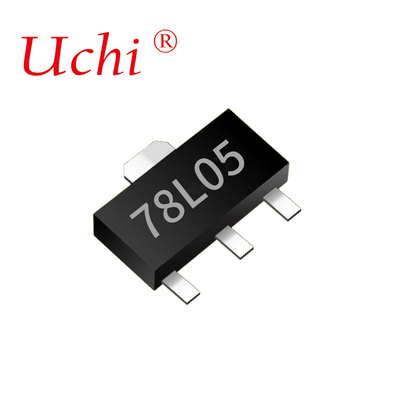 SOT89-3 78L05 5v ভোল্টেজ রেগুলেটর প্লাস্টিকের ইনক্যাপসুলেট