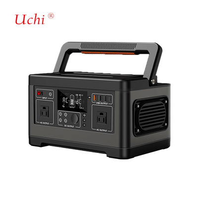 500W বড় ক্ষমতা বহনযোগ্য আউটডোর পাওয়ার স্টেশন ব্যাটারি 520Wh