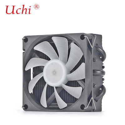 হিটপাইপ রেডিয়েটর I3 I5 I7 I9 Lga775 1150 1151 1155 1156 1700 1366 2011 AMD AM4 AM5 ইউনিভার্সাল অনুভূমিক সিপিইউ কুলার ফ্যান কালো