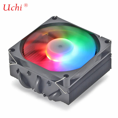 হিটপাইপ রেডিয়েটর I3 I5 I7 I9 Lga775 1150 1151 1155 1156 1700 1366 2011 AMD AM4 AM5 ইউনিভার্সাল অনুভূমিক সিপিইউ কুলার ফ্যান কালো