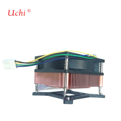তামা প্লাস্টিক তাপ সিঙ্ক তাপ ছড়িয়ে গ্রাস TDP 60W সিপিইউ কুলার ফ্যান নীরব Pwm 3 পিন 4 পিন I3 I5 ইন্টেল Lga775 1150 1151