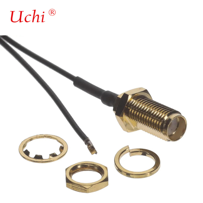 336314-12-0250 CBL ASSY AMC-RPSMA JCK-PL 9.843 সোজা SMA থেকে MHF প্লাগ