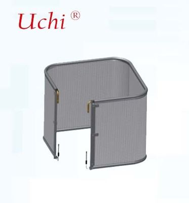 শক্তি সাশ্রয়ী সর্পিল ট্রান্সভার্স ফিন মাইক্রোচ্যানেল হিট এক্সচেঞ্জার মাইক্রোচ্যানেল কনডেনসার