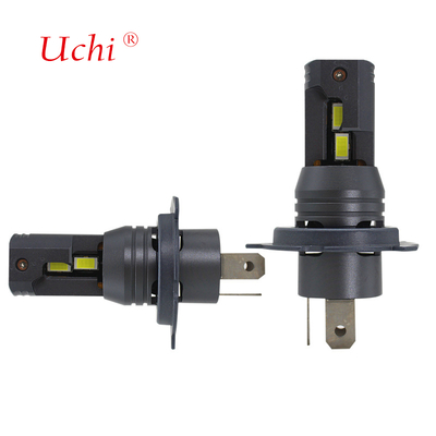 H4 3200LM Direct Insertion And Fans Black Led Headlight H4 For Car Long Service Life