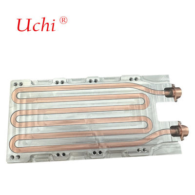 কাস্টমাইজড তরল শীতল প্লেট তামা-অ্যালুমিনিয়াম তাপ সিঙ্ক জল শীতল প্লেট ঠান্ডা প্লেট শীতল সিস্টেম