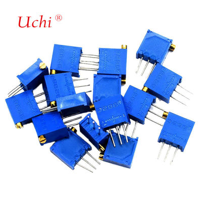 3296X 8mm তামার লম্বা নব 10k ট্রিমার পটেনশিওমিটার নির্ভুল পটেনশিওমিটার