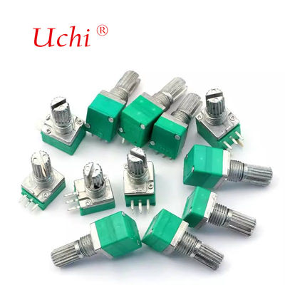 RK097NS 5-পিন 9মিমি 10K রোটারি মনো প্রিসিশন পটেনশিওমিটার