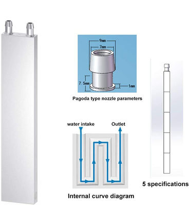 A Liquid Water Cooler Radiator System With A Silver Heat-absorbing Head Liquid-cooled Heat Sink