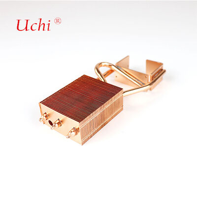 প্রজেক্টর ল্যাম্পের জন্য 220W কপার বাকল ফিন হিট সিঙ্ক