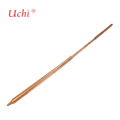 খাঁটি তামা ফ্ল্যাট সোজা টাইপ তাপ পরিবাহী টিউব