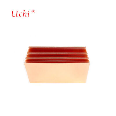 কাস্টমাইজড কপার ডিপ ফিন স্কিভড হিট সিঙ্ক