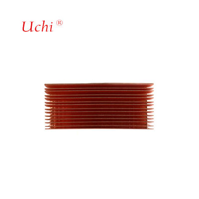 কাস্টমাইজড কপার ডিপ ফিন স্কিভড হিট সিঙ্ক