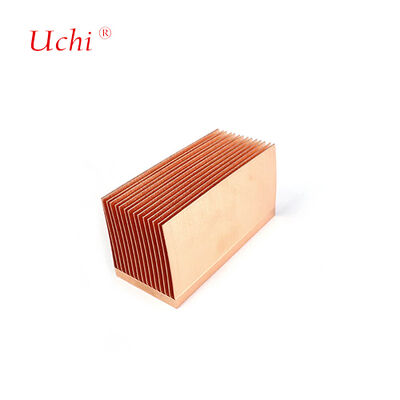 কাস্টমাইজড কপার ডিপ ফিন স্কিভড হিট সিঙ্ক