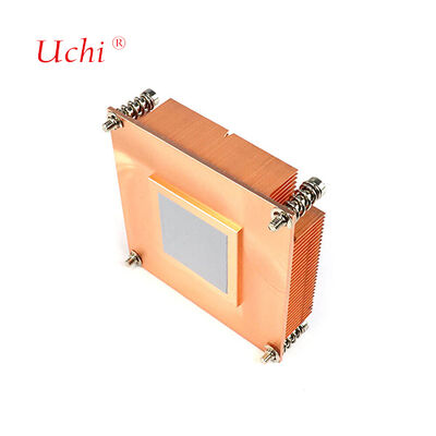 কাস্টমাইজড কপার ডিপ ফিন স্কিভড হিট সিঙ্ক