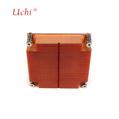 কাস্টমাইজড কপার ডিপ ফিন স্কিভড হিট সিঙ্ক