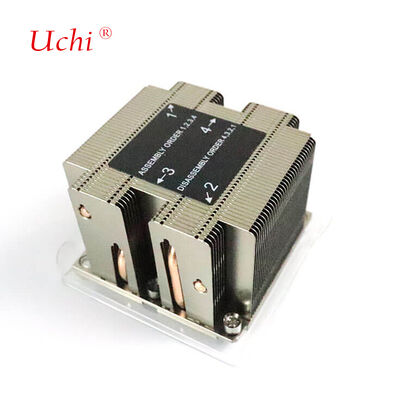 সিএনসি মেশিনিংয়ের জন্য কালো এক্সট্রুডেড হিট সিঙ্ক - সিপিইউ এবং সার্ভার অ্যাপ্লিকেশন