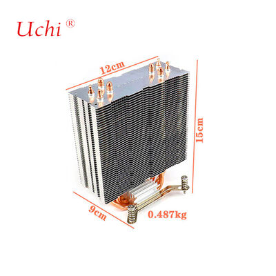 Clip-type Zipper Fin Computer CPU Heat Sink With 4 Heat Pipes