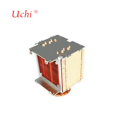 উচ্চ ক্ষমতা বিশুদ্ধ তামা জিপার ফিন তাপ পাইপ LED তাপ সিঙ্ক