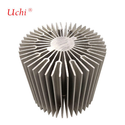 গোলাকার অ্যালুমিনিয়াম প্রোফাইল LED আলো তাপ সিঙ্ক