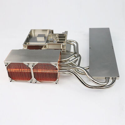 জিপার ফিন সোল্ডারিং অ্যালুমিনিয়াম তামা রেডিয়েটর তাপ পাইপ সঙ্গে তাপ সিঙ্ক