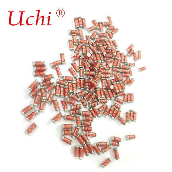 MELF103-3950 10Kohm উচ্চ তাপমাত্রা প্রতিরোধী পৃষ্ঠ মাউন্ট থার্মিস্টর ধাতু ইলেক্ট্রোড সীসাহীন মুখ
