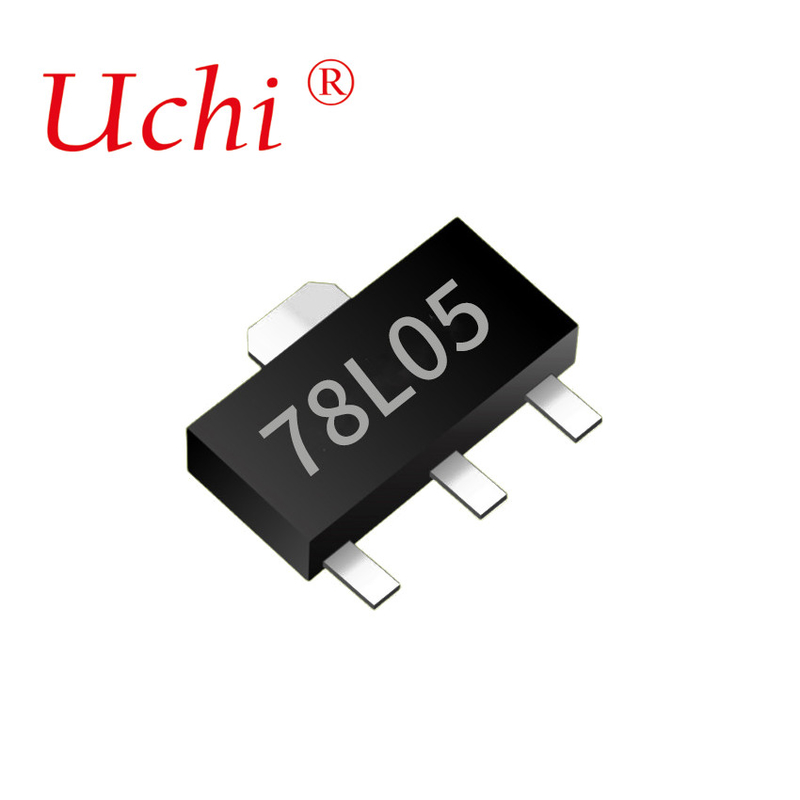 SOT89-3 78L05 5v ভোল্টেজ রেগুলেটর প্লাস্টিকের ইনক্যাপসুলেট