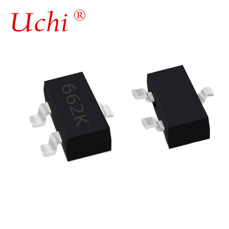 SMD ভোল্টেজ নিয়ন্ত্রক IC SOT-23 662K 6206 3.3V SOT23-3