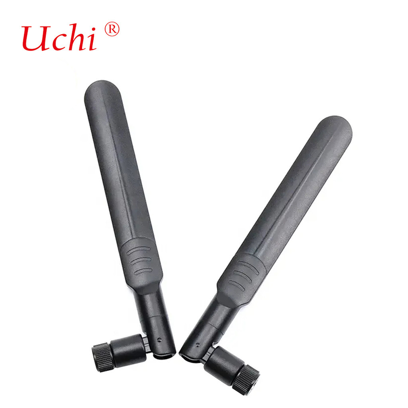 2.4G 5.8G 5dBi ওয়াইফাই অ্যান্টেনা অ্যান্ড্রয়েডের জন্য আরপি-এসএমএ পুরুষ সংযোগকারী ডুয়াল ব্যান্ড অ্যান্টেনা সহ