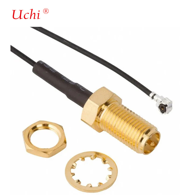 336314-12-0250 CBL ASSY AMC-RPSMA JCK-PL 9.843 সোজা SMA থেকে MHF প্লাগ