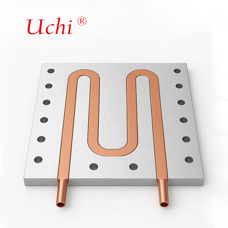 CNC Machining Water Cooling Plate Liquid Cooling Block PSU Tube Heatsink，Fluid-cooled Plate