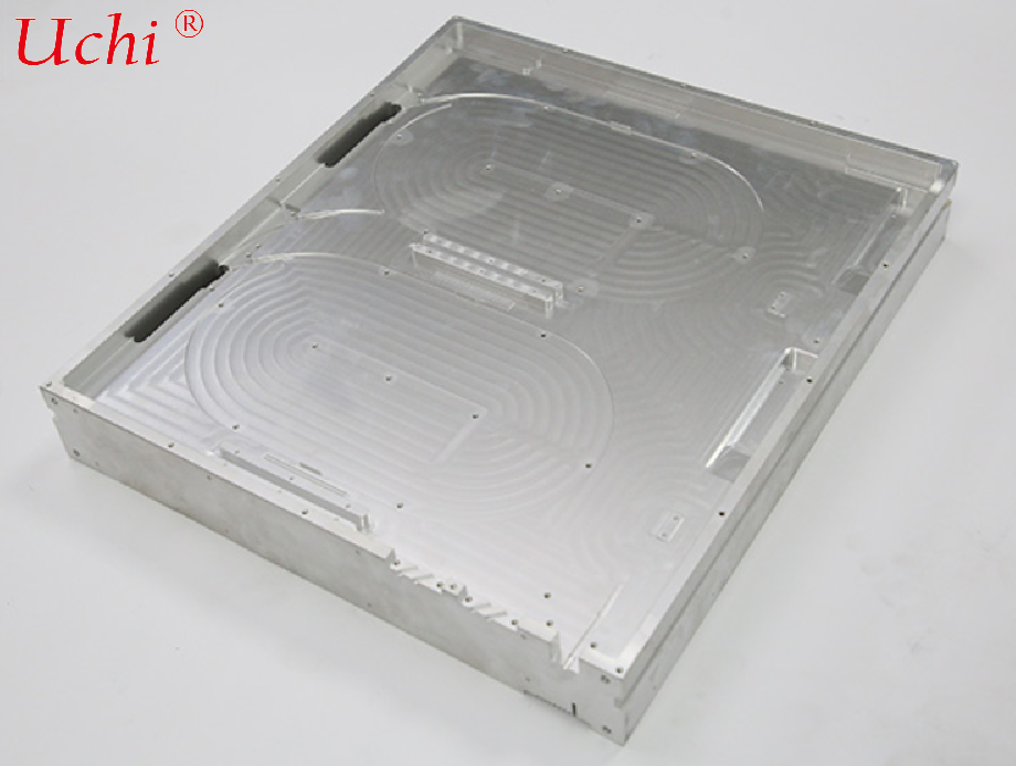 Liquid Cooling Plate with Dual Zone Flow Channels Optimized by CFD Simulation for Heat Dissipation in Dual Fiber Coil Laser Systems