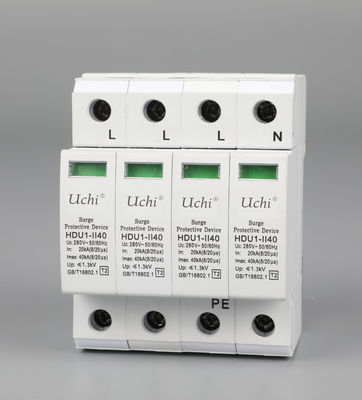 আউটডোর বিল্ডিং ফ্লোর সার্জ প্রোটেকশন ডিভাইস SPD লো ভোল্টেজ 200 / 380VAC