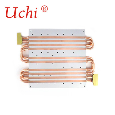 লেজার সরঞ্জামের জন্য ডাবল টিউব খাঁড়ি আউটলেট জল ঠান্ডা প্লেট