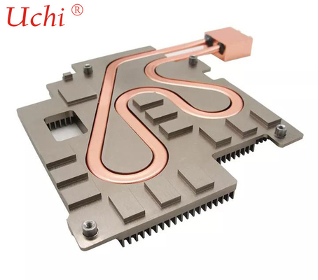 কপার প্রোফাইল তাপ পাইপ তরল কুলিং প্লেট কাস্টম ডিজাইন