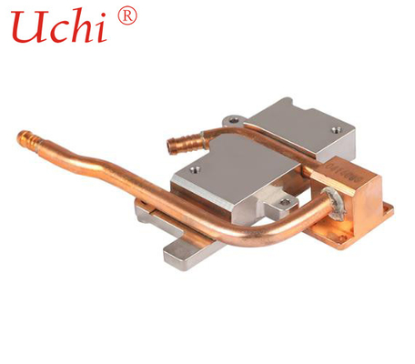সোল্ডারিং প্রক্রিয়া সহ 100x120x20mm কপার কুলিং প্লেট
