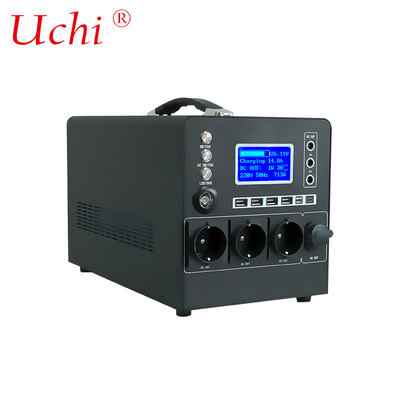 1000W 1500W বহনযোগ্য আউটডোর পাওয়ার স্টেশন ওভারলোড সুরক্ষা