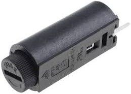 টার্মিনাল পিচ সহ 10 এ 250 ভিএসি পিসিবি সার্কিট বোর্ড ফিউজ ধারক